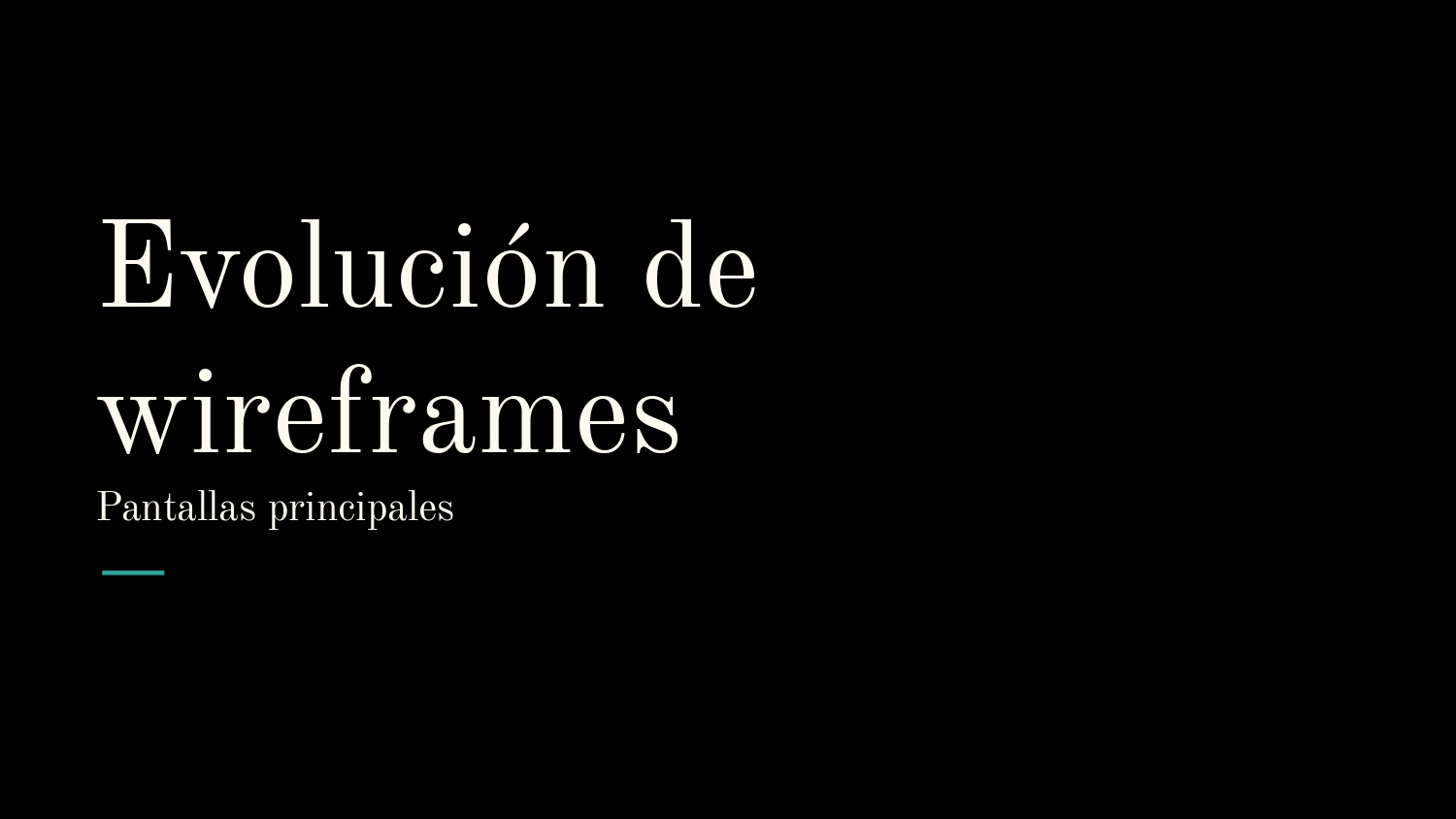 Portada de la evolución de wireframes de Ristretto